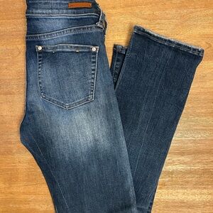 Anthropologie Dark Blue Boot Cut Jeans